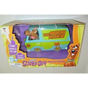 Vintage New Scooby Doo Mystery Machine Rumble Action Collectible Cartoon Vehicle